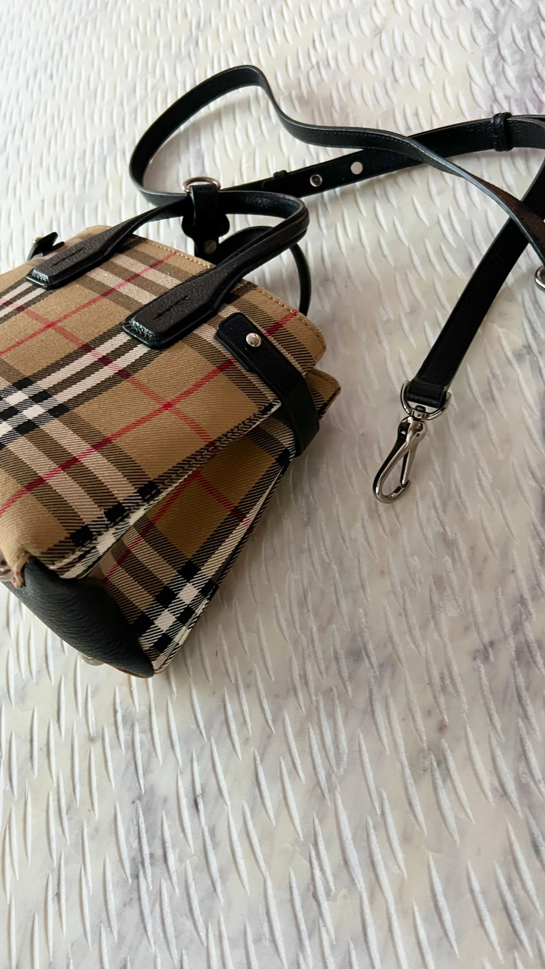 Burberry Vintage Check Tote Bag for Babies