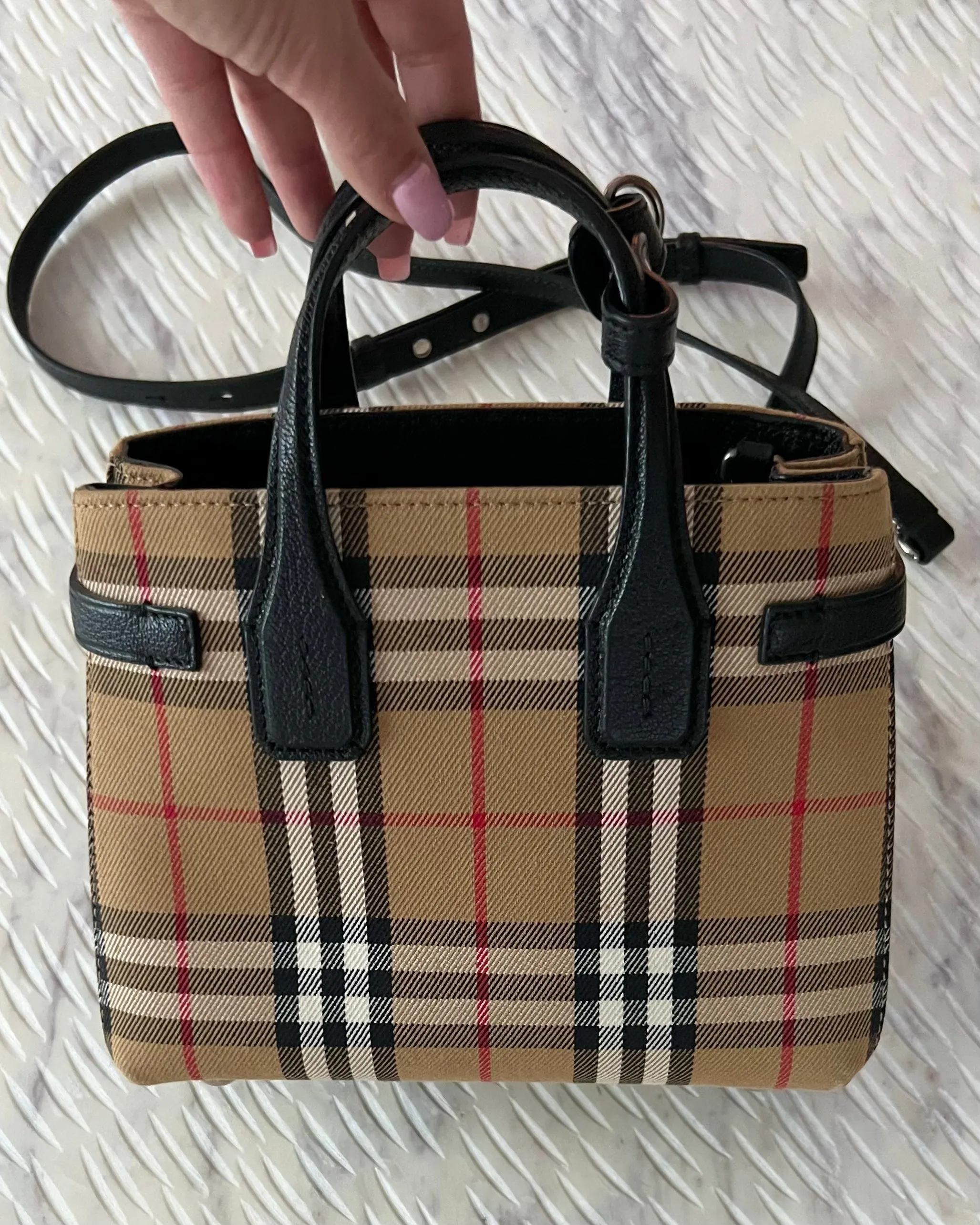 Burberry Vintage Check Tote Bag for Babies