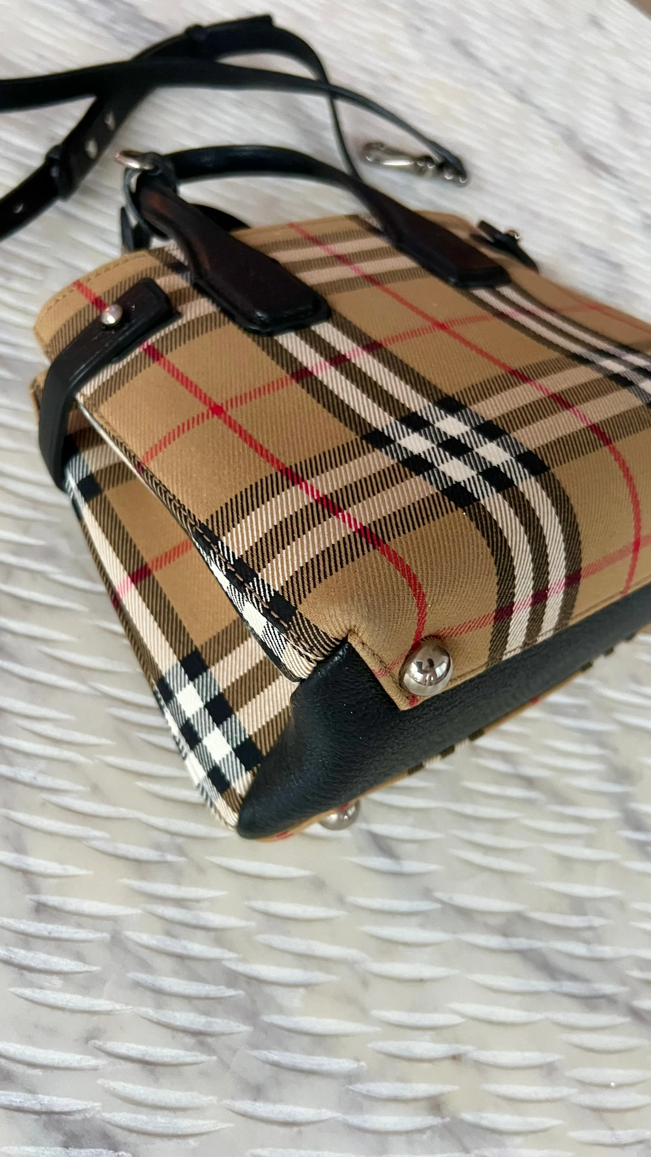 Burberry Vintage Check Tote Bag for Babies