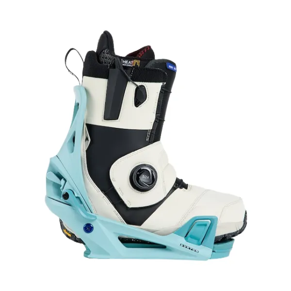 Burton Men's Step On Re:Flex Snowboard Bindings - Rock Lichen 2024