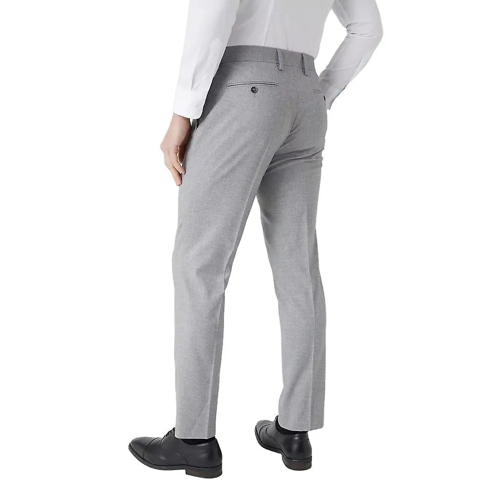 Burton Mens Textured Slim Suit pantalones