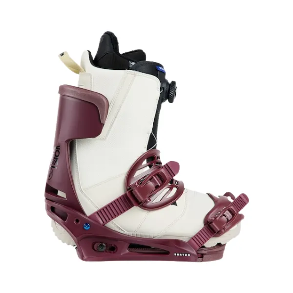 Burton Mission Re:Flex Snowboard Bindings - Almandine 2024-Men's