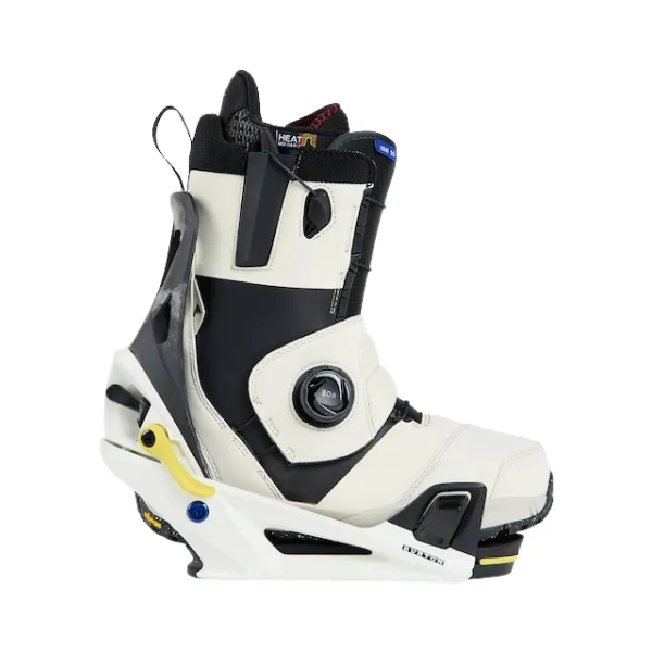 Burton Step On 2024 Men's Snowboard Bindings - White/Graphic