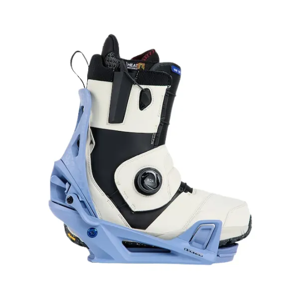 Burton Step On Re:Flex Snowboard Bindings 2024 - Slate Blue/Logo