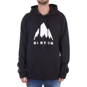 BUZO HOODIE BURTON VAULTAIN NEGRO CON LOGO BLANCO