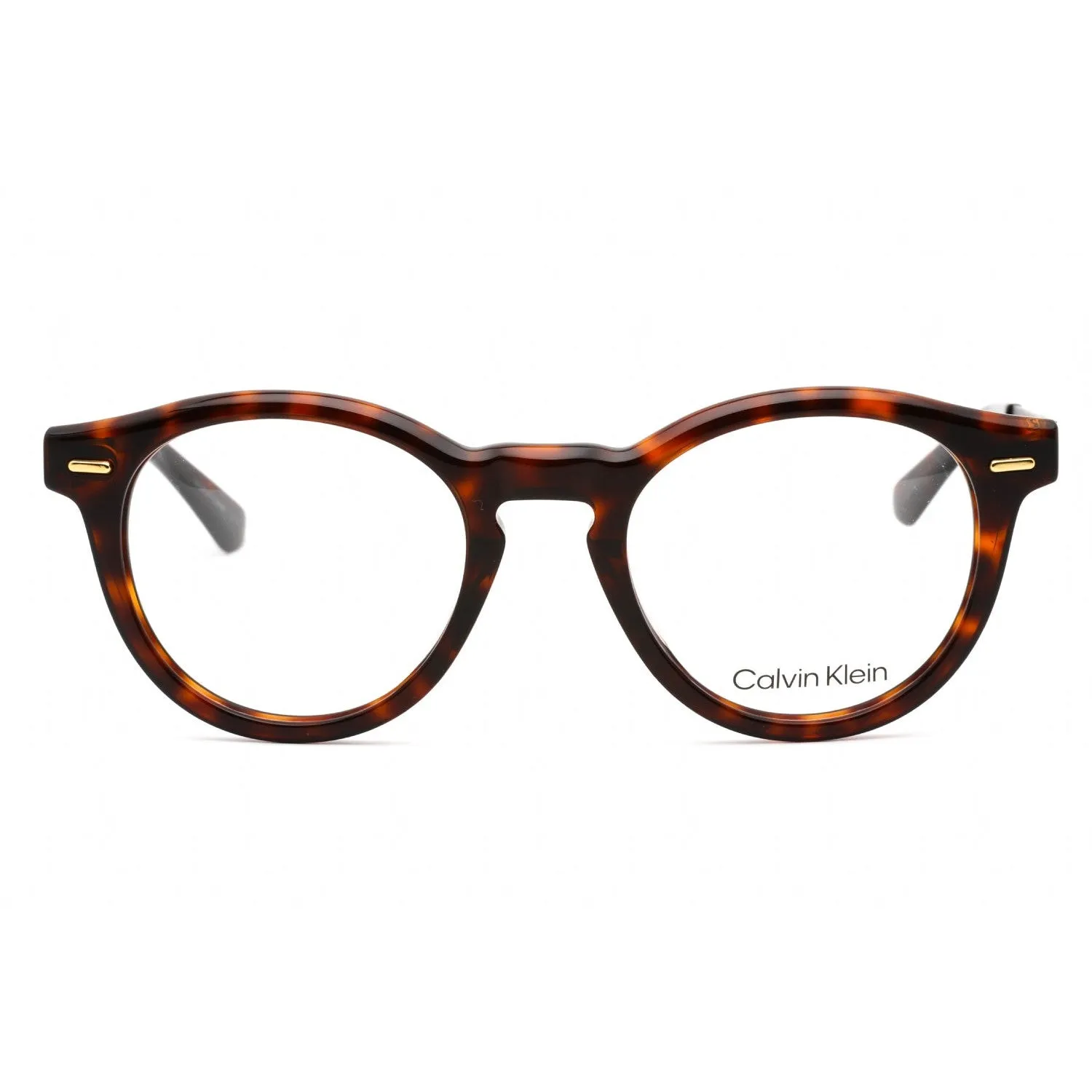 Calvin Klein CK21518 Eyeglasses - BROWN HAVANA/Clear demo lens