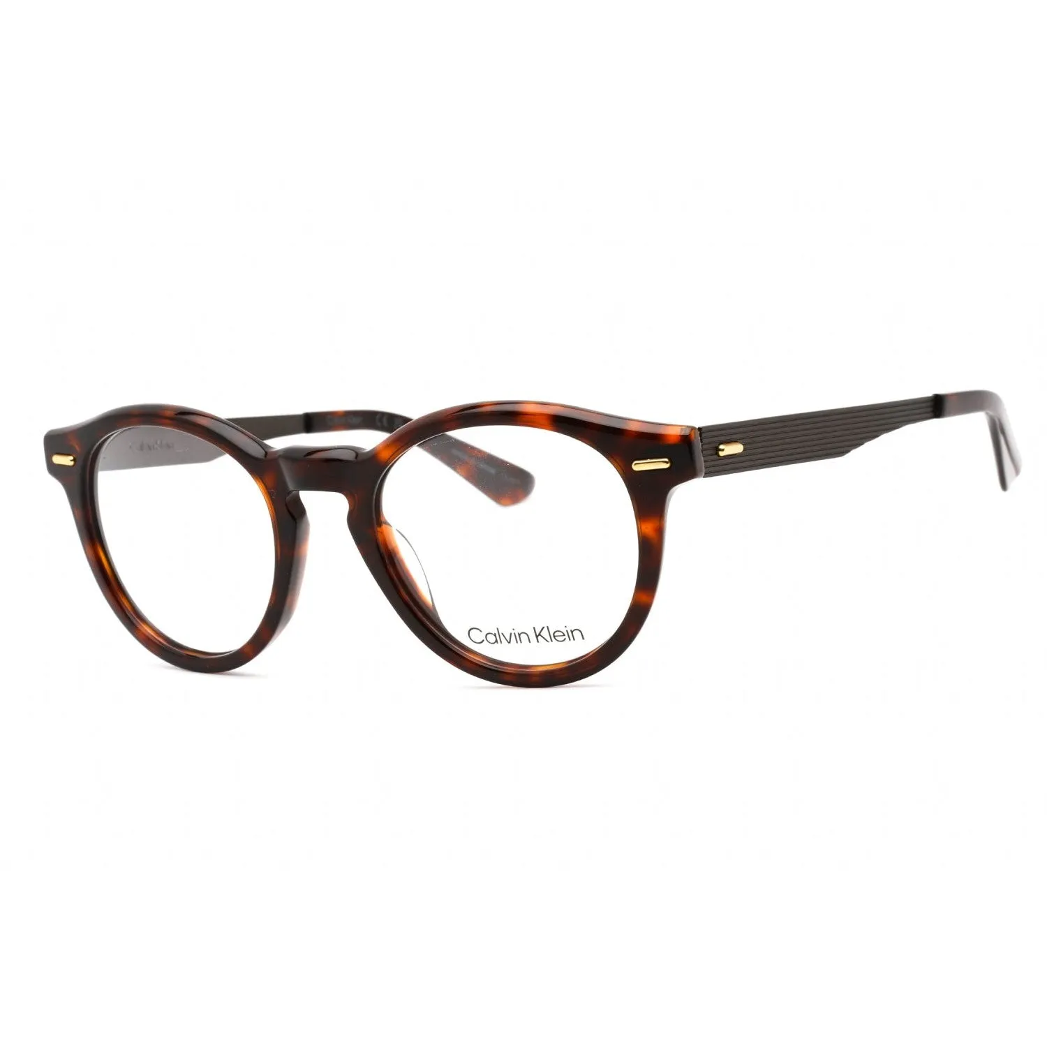 Calvin Klein CK21518 Eyeglasses - BROWN HAVANA/Clear demo lens