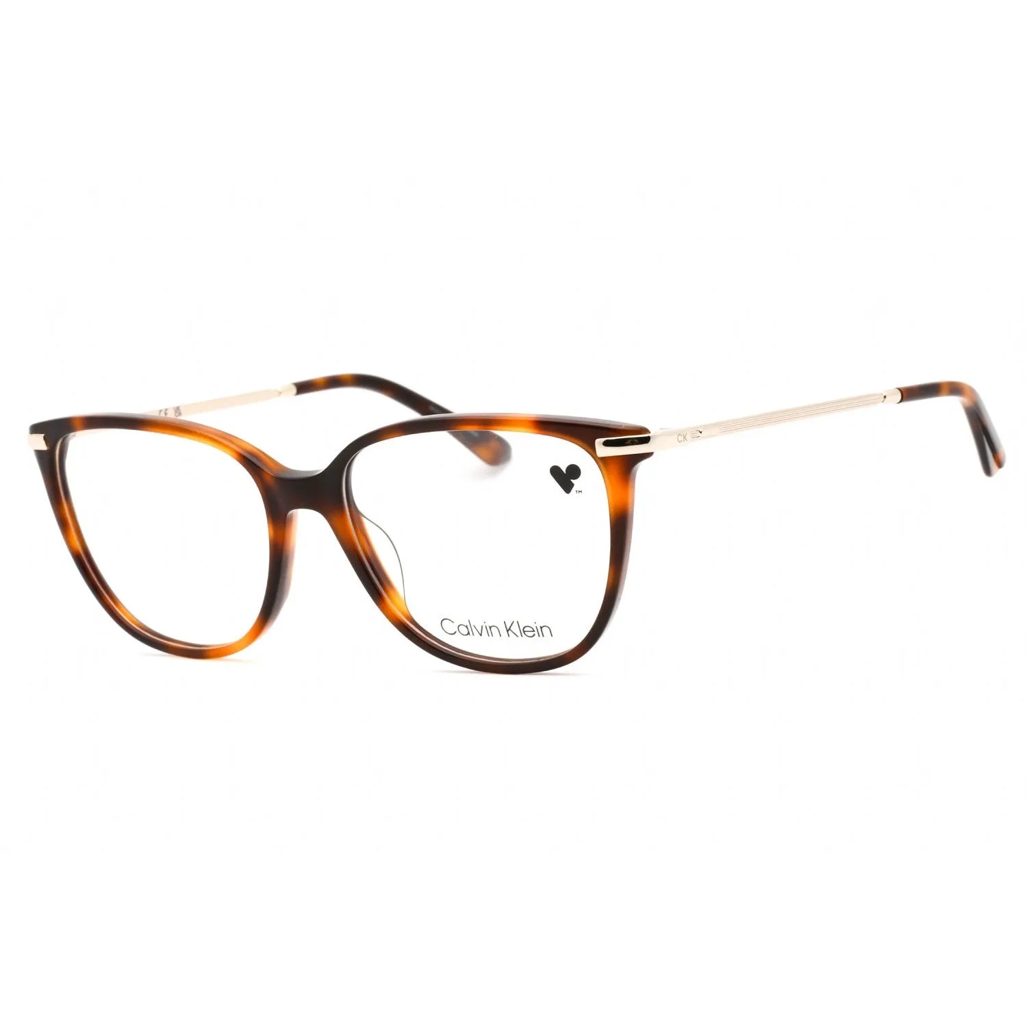 Calvin Klein CK22500 Eyeglasses in Brown Havana with Clear Demo Lens