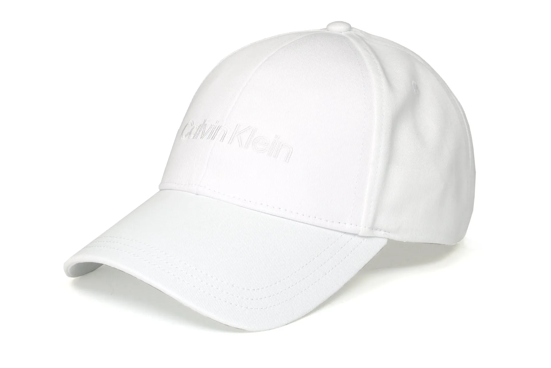 Calvin Klein Men's Embroidered Baseball Cap with Double Line Design