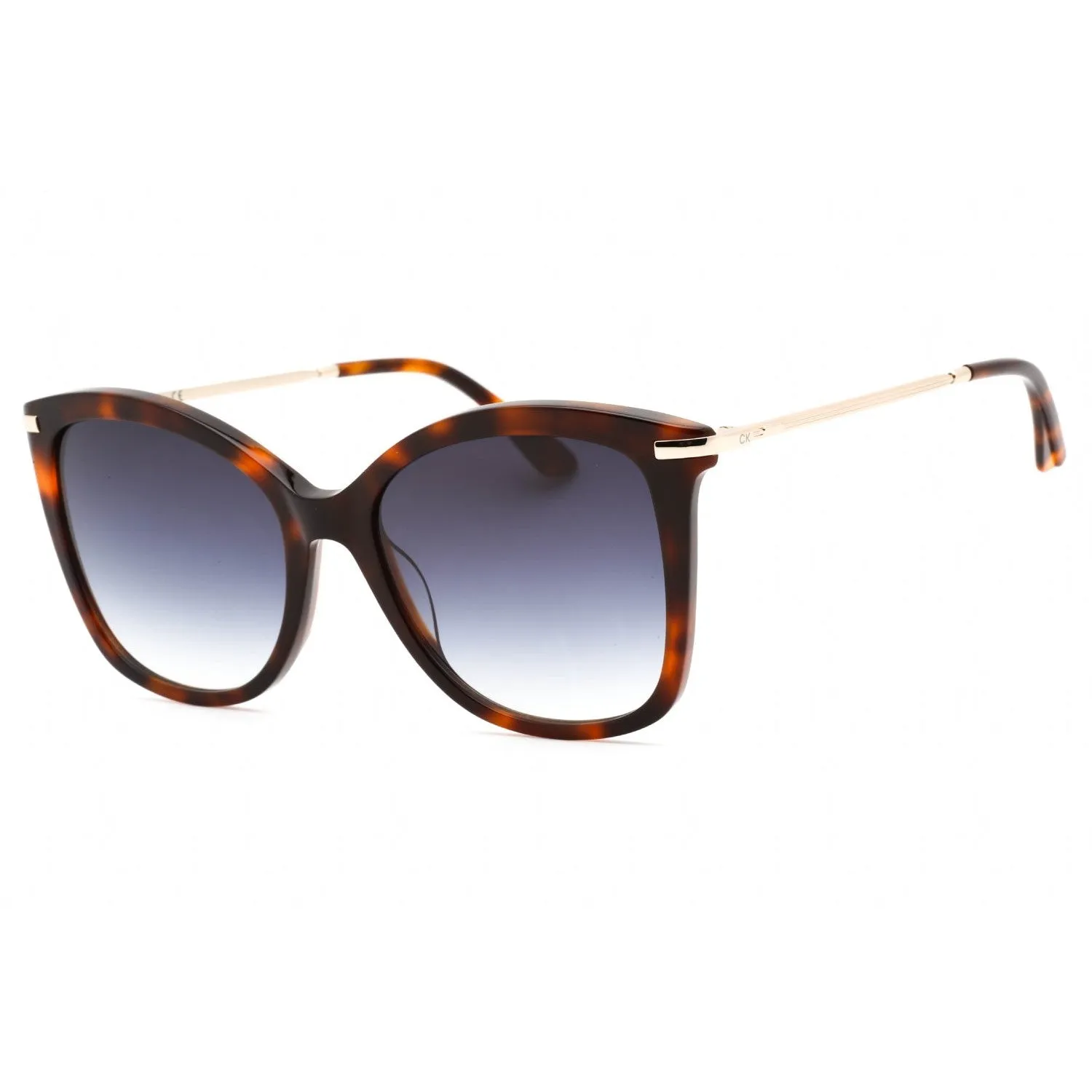 Calvin Klein sunglasses - brown Havana / azure gradient - women's