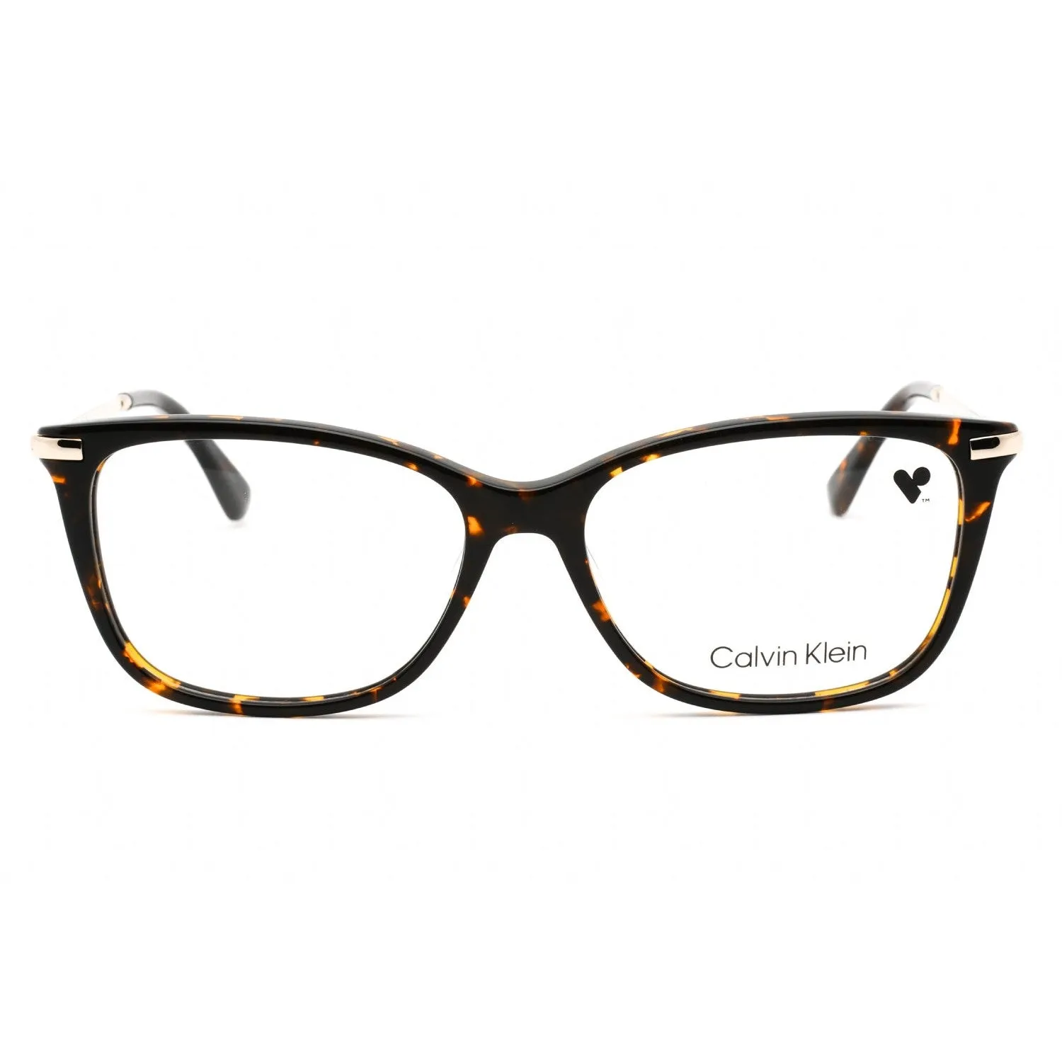 Calvin Klein Vintage Havana / Clear Lens Eyeglasses - CK22501