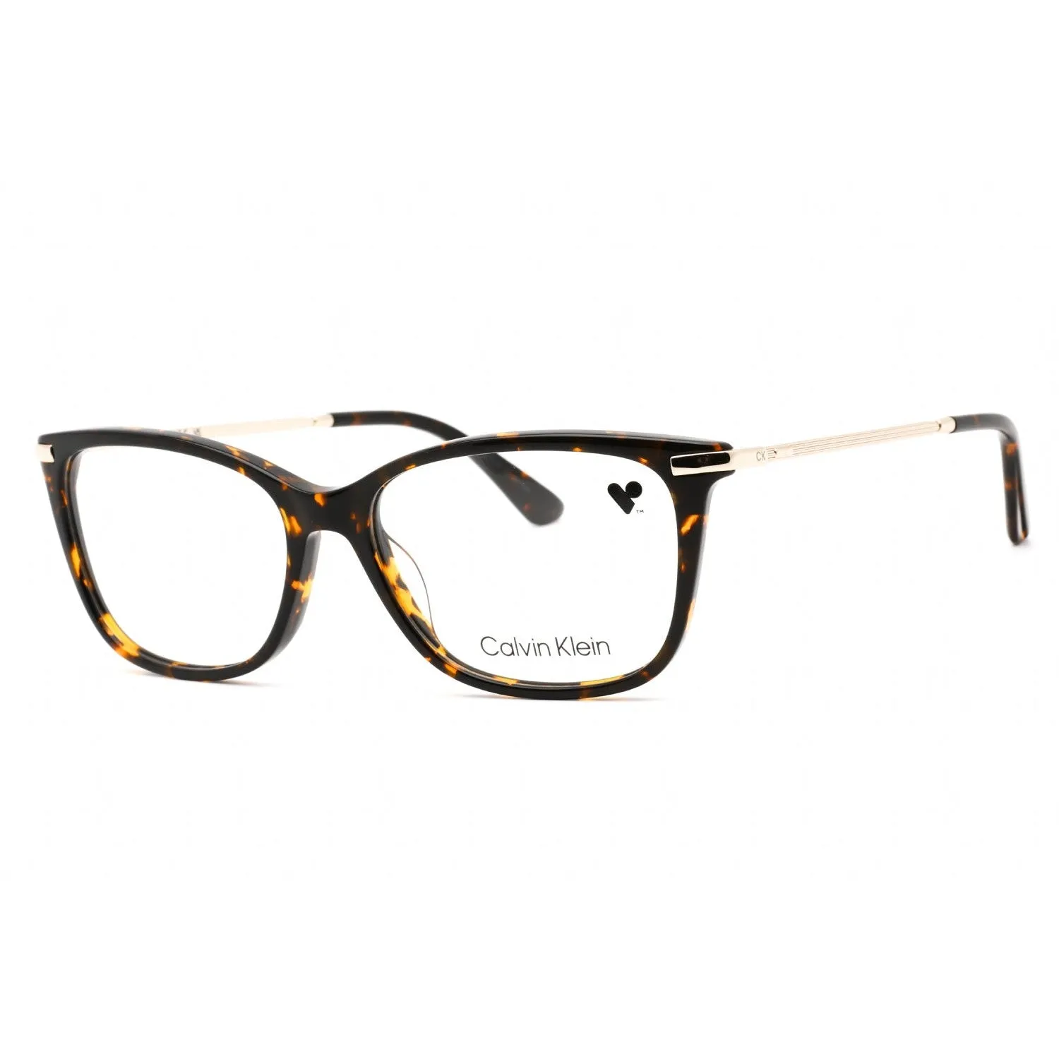 Calvin Klein Vintage Havana / Clear Lens Eyeglasses - CK22501