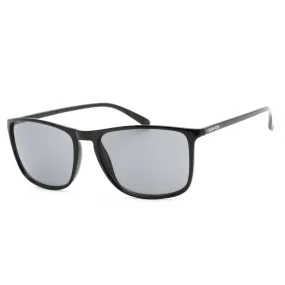 Calvin Klein Women's Sunglasses CK20524S Shiny Black Solid Smoke