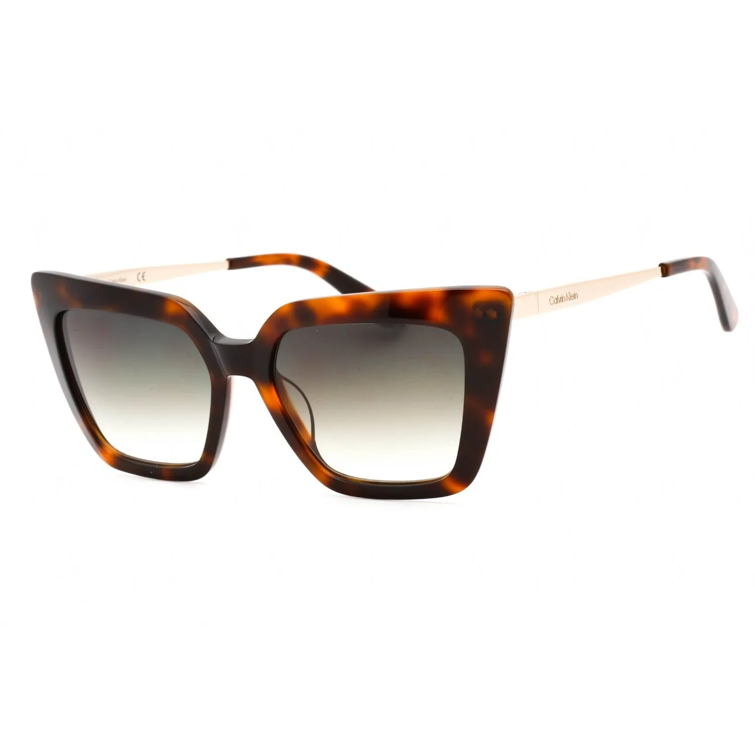 Calvin Klein women's sunglasses CK22516S, brown havana/brown gradient.