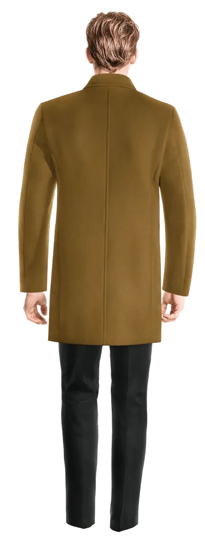 Camel Double breasted overcoat