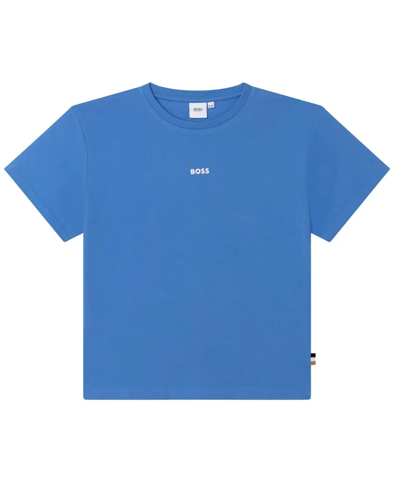 Camiseta Niño BOSS Azul Cielo