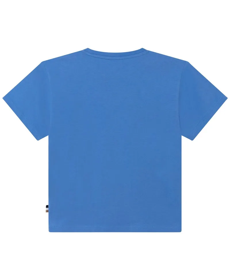 Camiseta Niño BOSS Azul Cielo