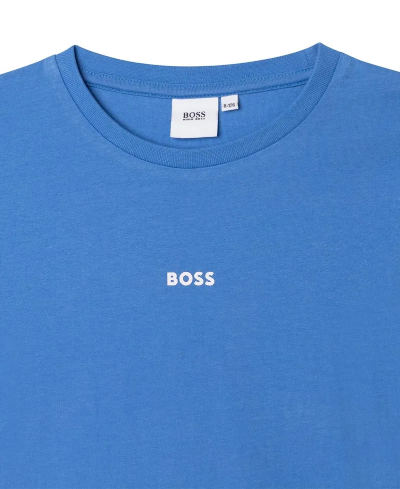 Camiseta Niño BOSS Azul Cielo