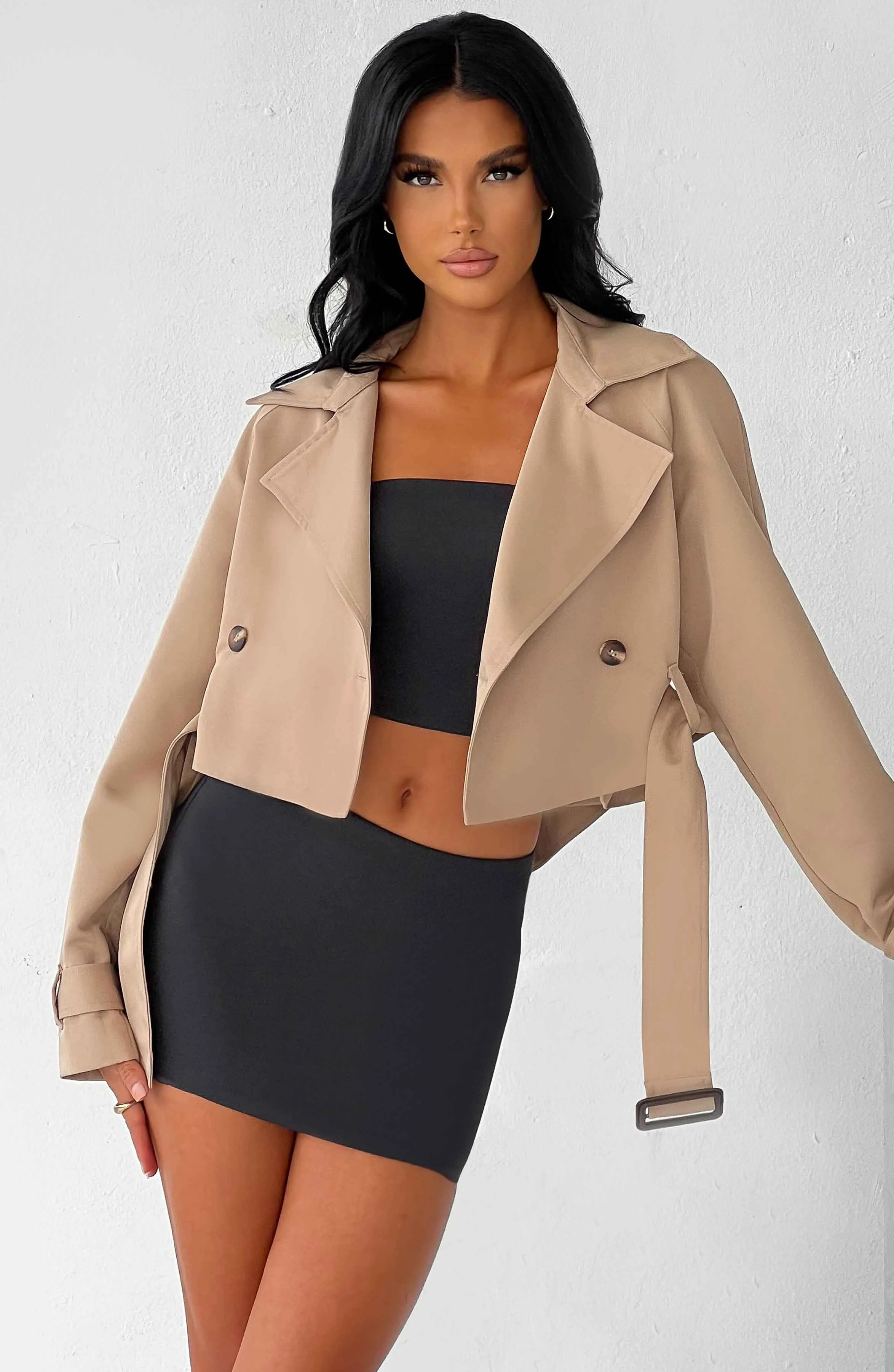 Caprice Beige Trench Coat