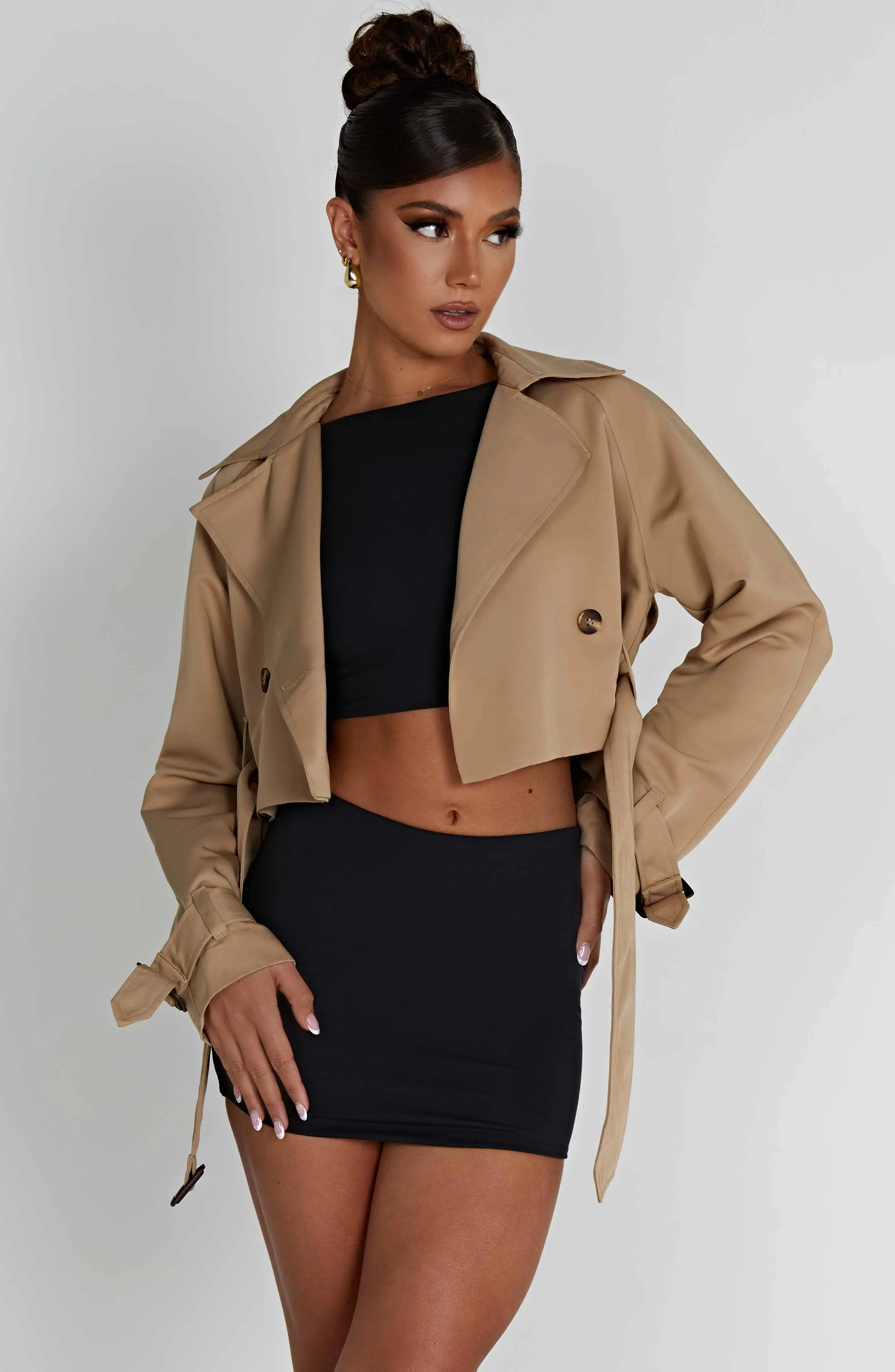 Caprice Beige Trench Coat