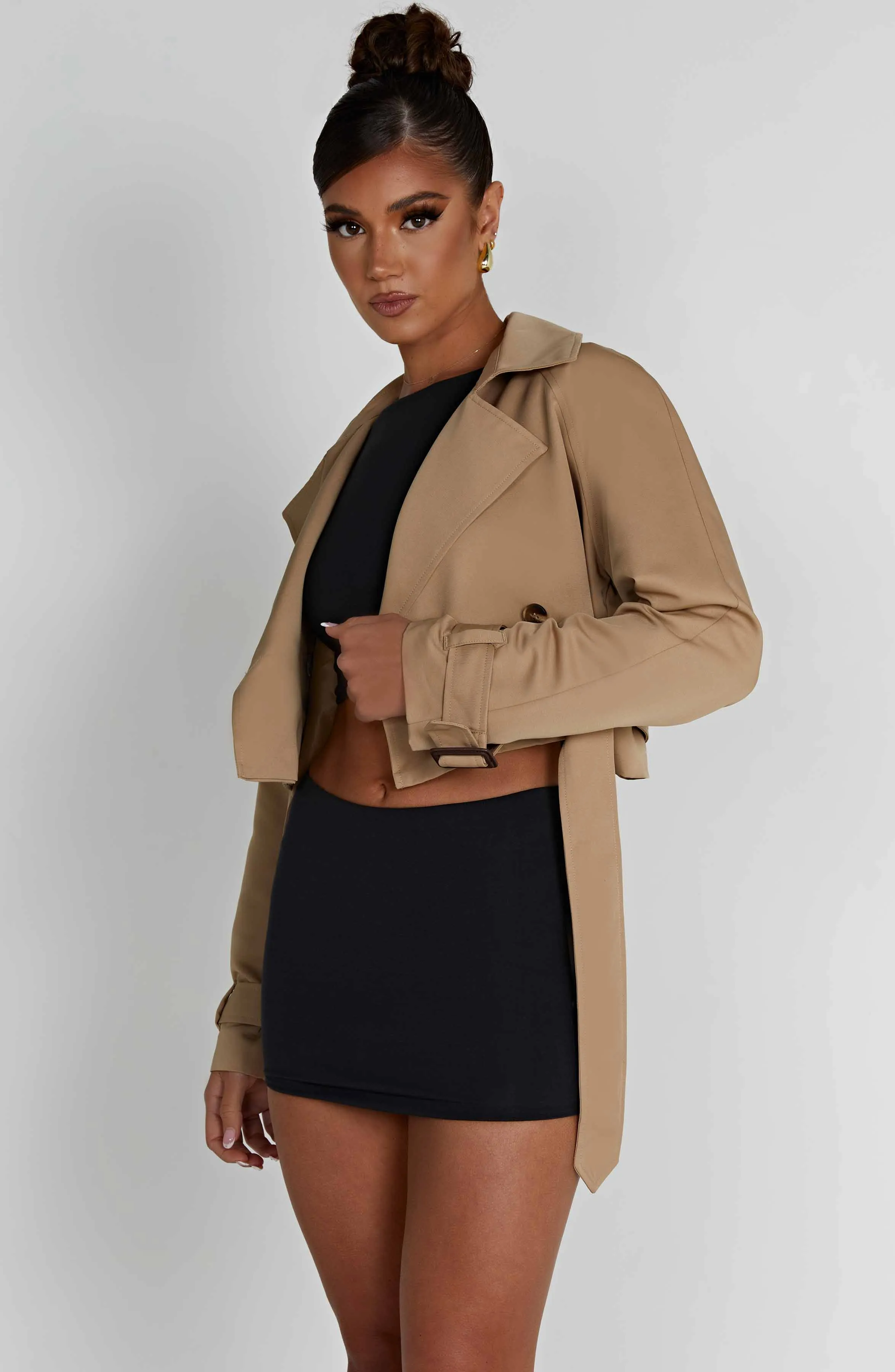 Caprice Beige Trench Coat