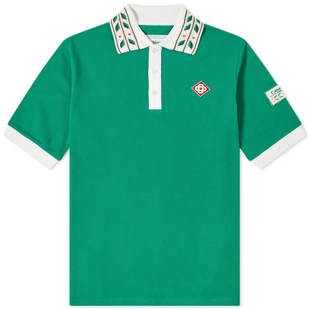 Casablanca Laurel Classic Polo ShirtGreen