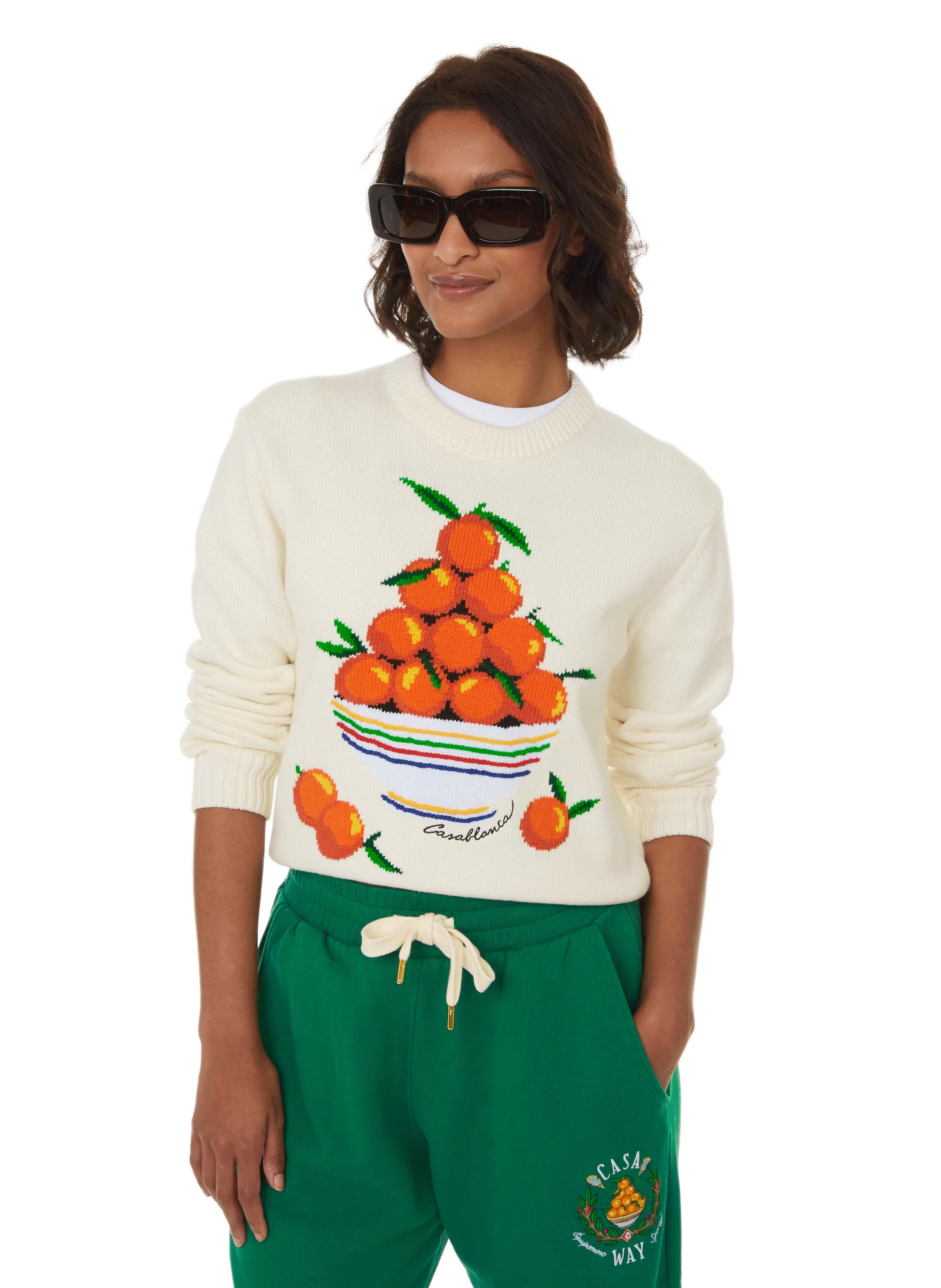 CASABLANCA PARIS  Printed cotton jumper - Multicolour