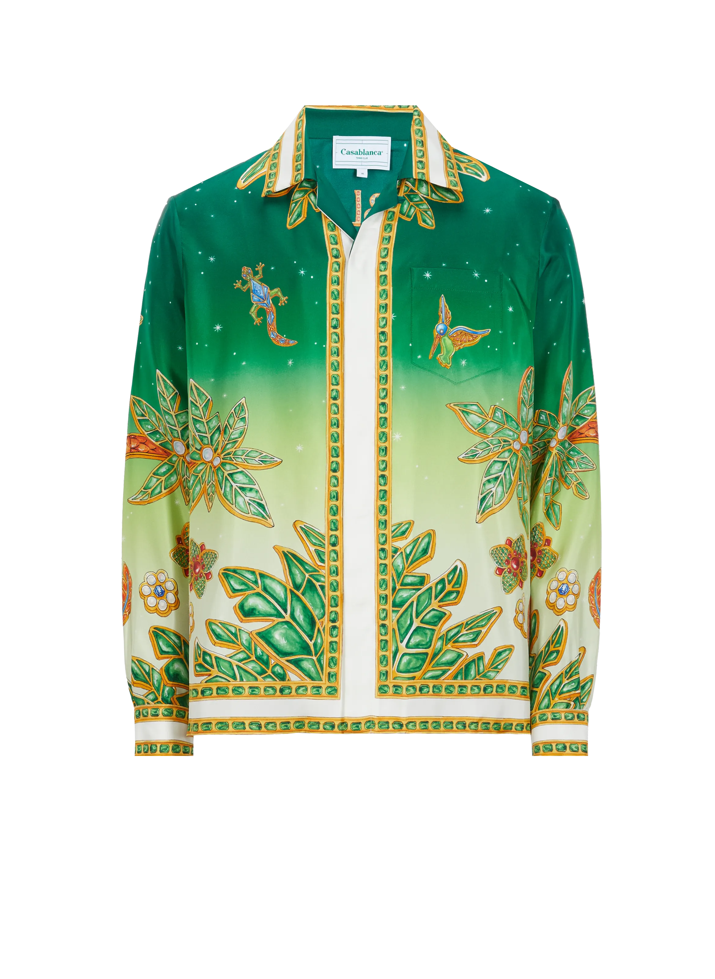 CASABLANCA PARIS  Printed silk shirt  - Green