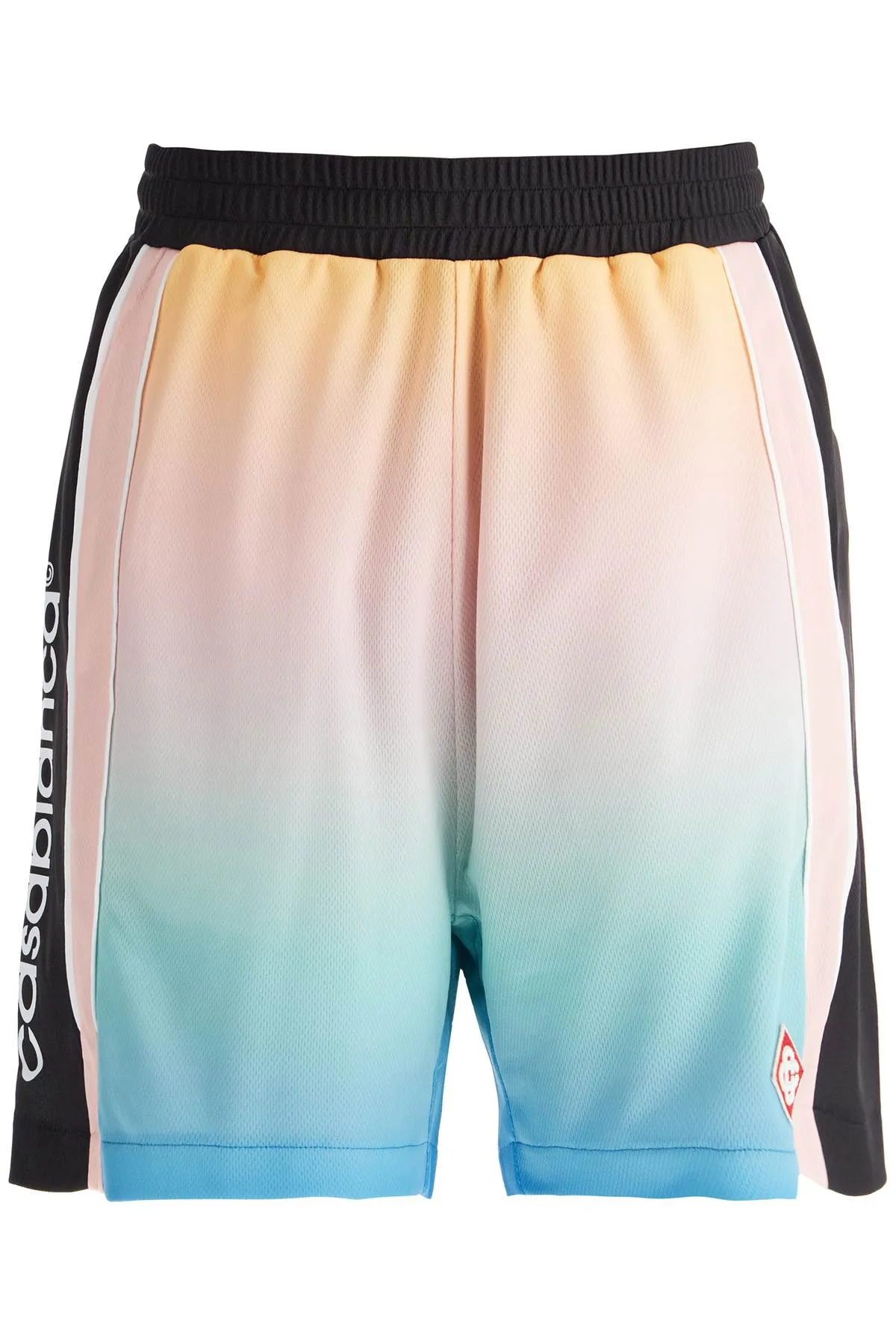 Casablanca Pastel Gradient Football Bermuda Shorts   Multicolor