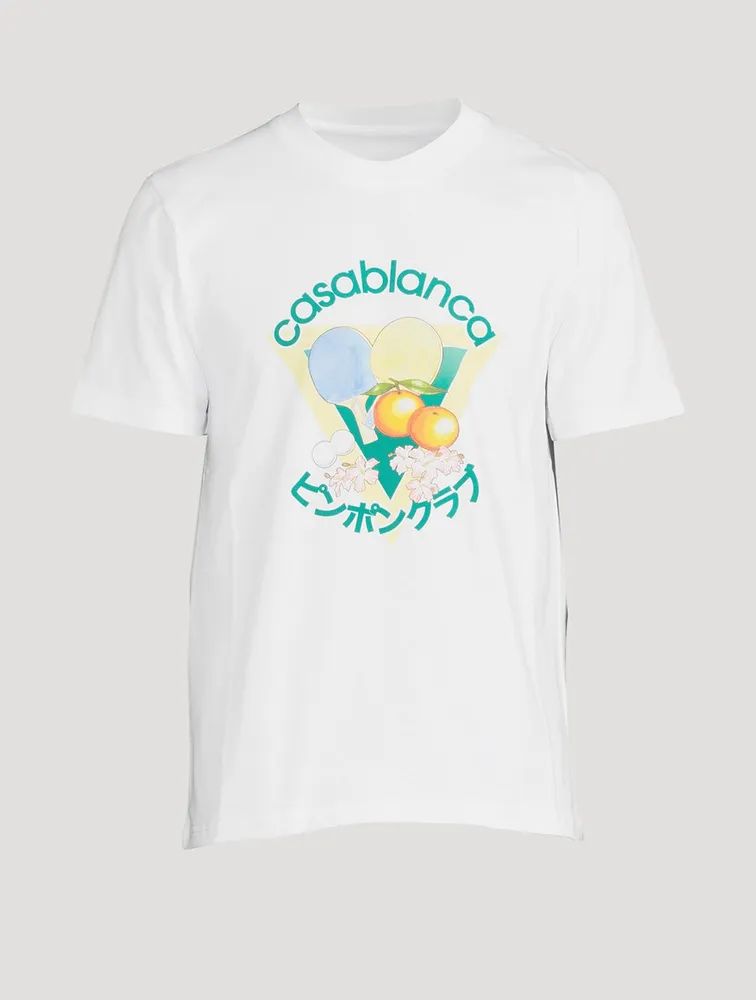 CASABLANCA Ping Pong Club Graphic T-Shirt