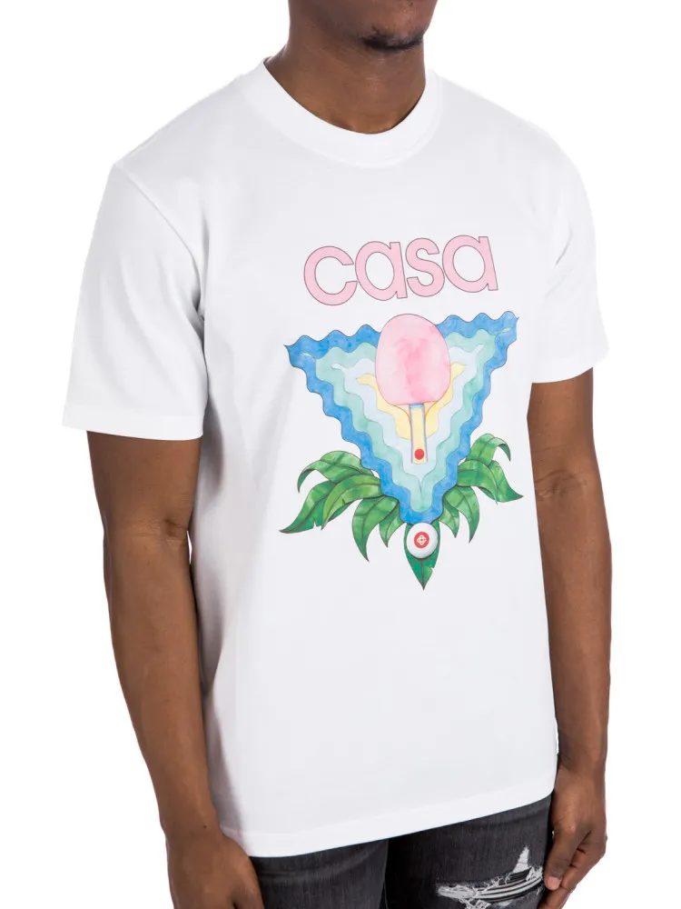 Casablanca Printed T-shirt | Credomen