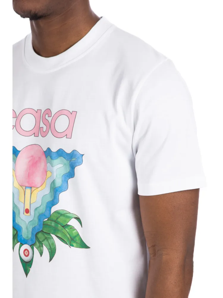 Casablanca Printed T-shirt | Credomen