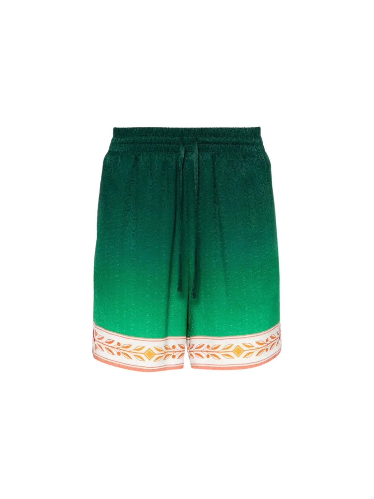 Casablanca Shorts Silk Unity Is Power Green