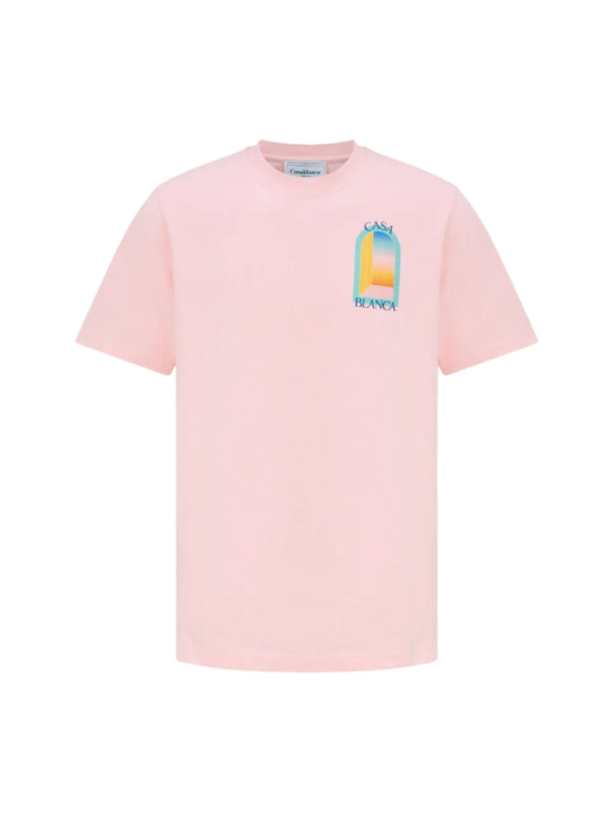 Casablanca T-Shirt L'arc Colore Printed Pale Pink