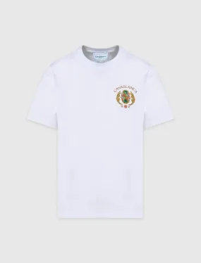 CASABLANCA TENNIS CLUB TEE   WHITE