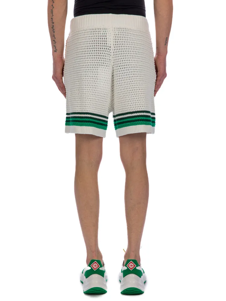 Casablanca Tennis Crochet Short | Credomen