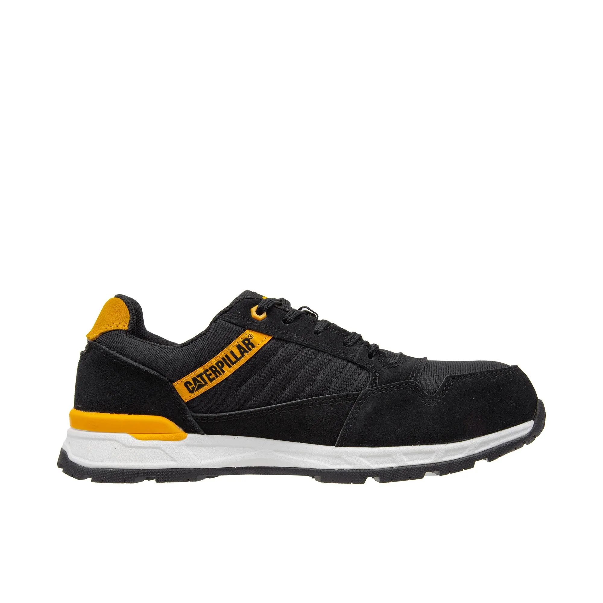 Caterpillar Composite Toe Black Cat Yellow