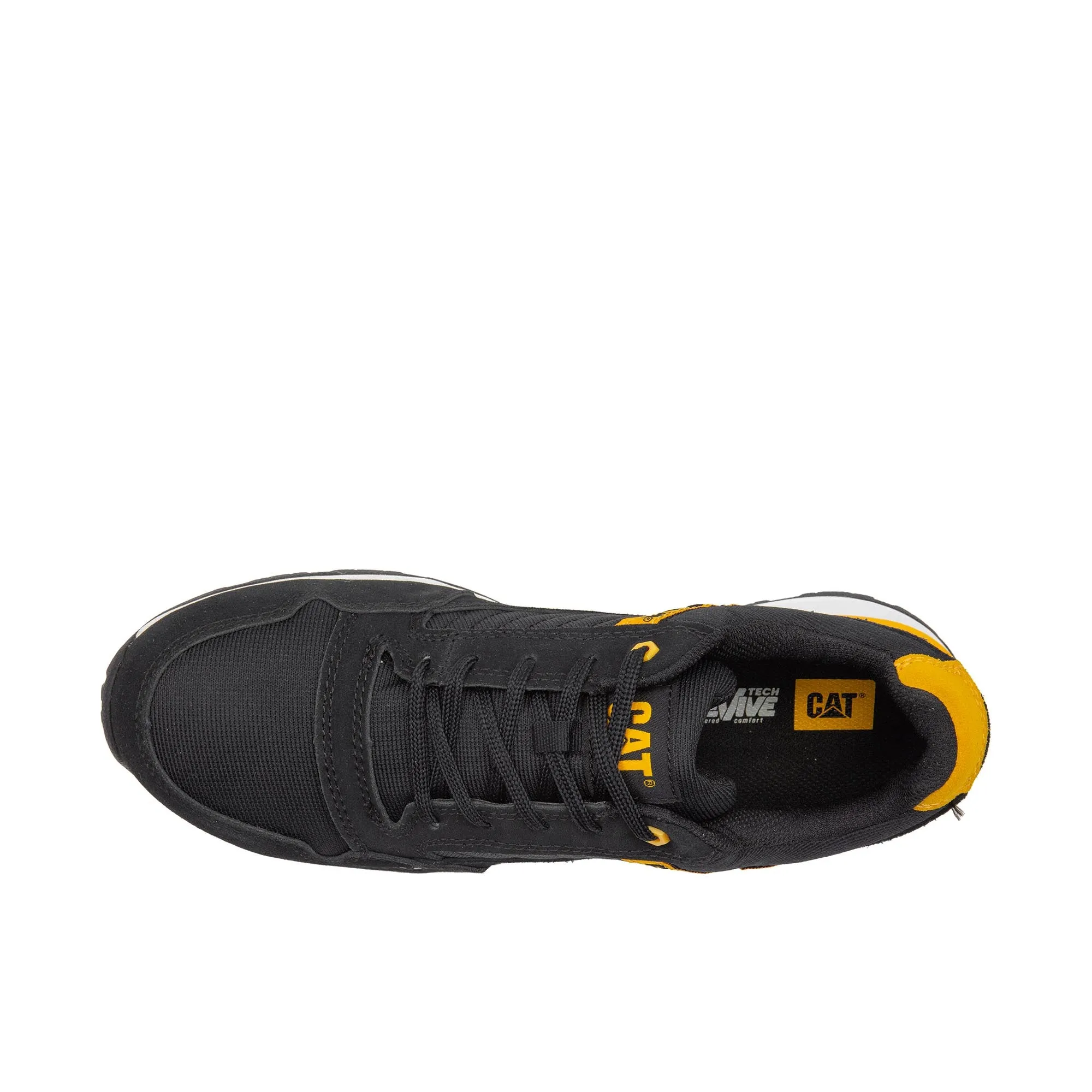 Caterpillar Composite Toe Black Cat Yellow