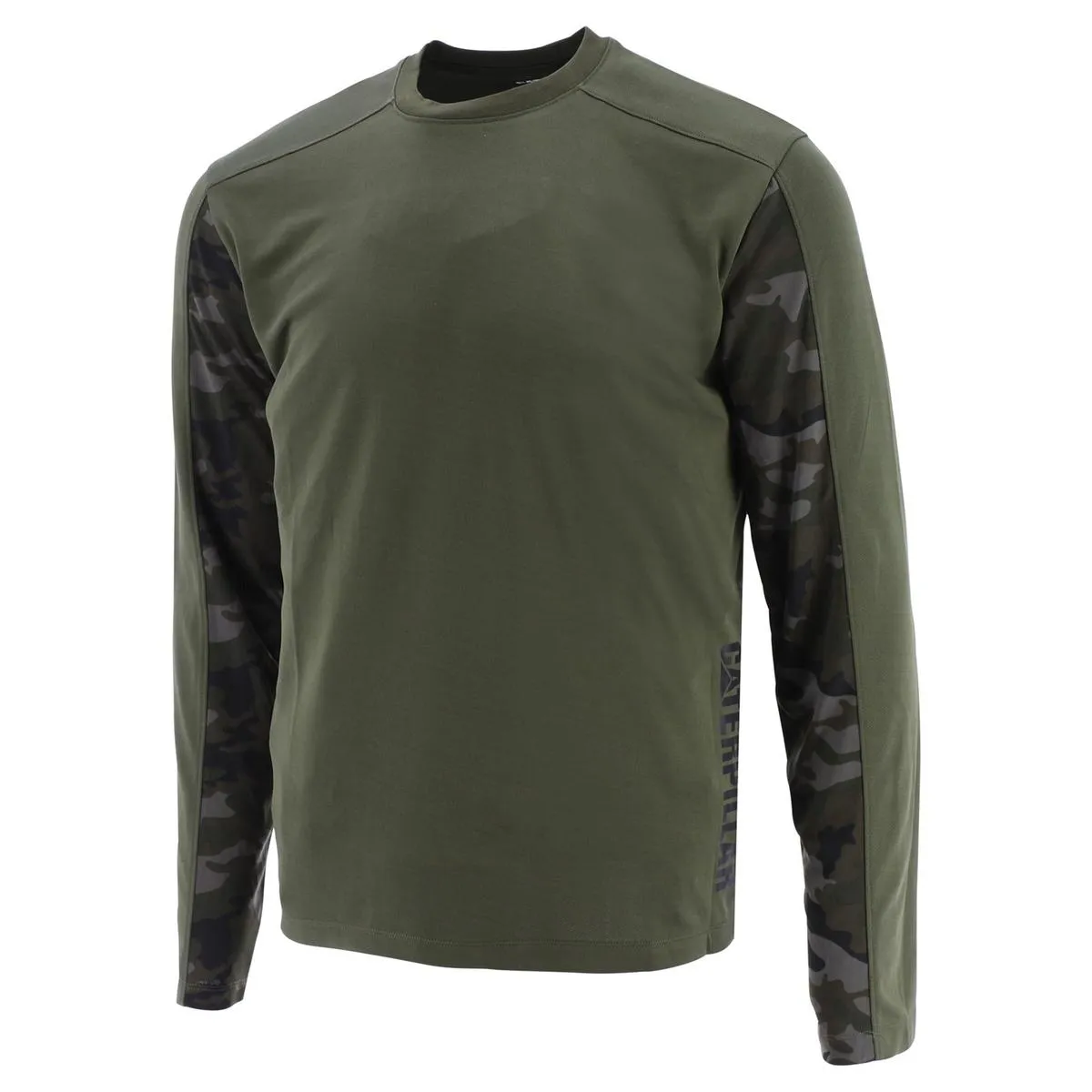 Caterpillar Coolmax Long Sleeve Tee Night Camo