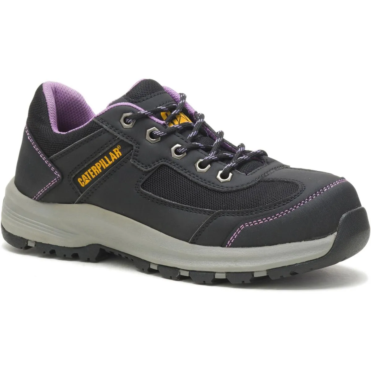 Caterpillar Elmore Work Shoe Black/Lilac