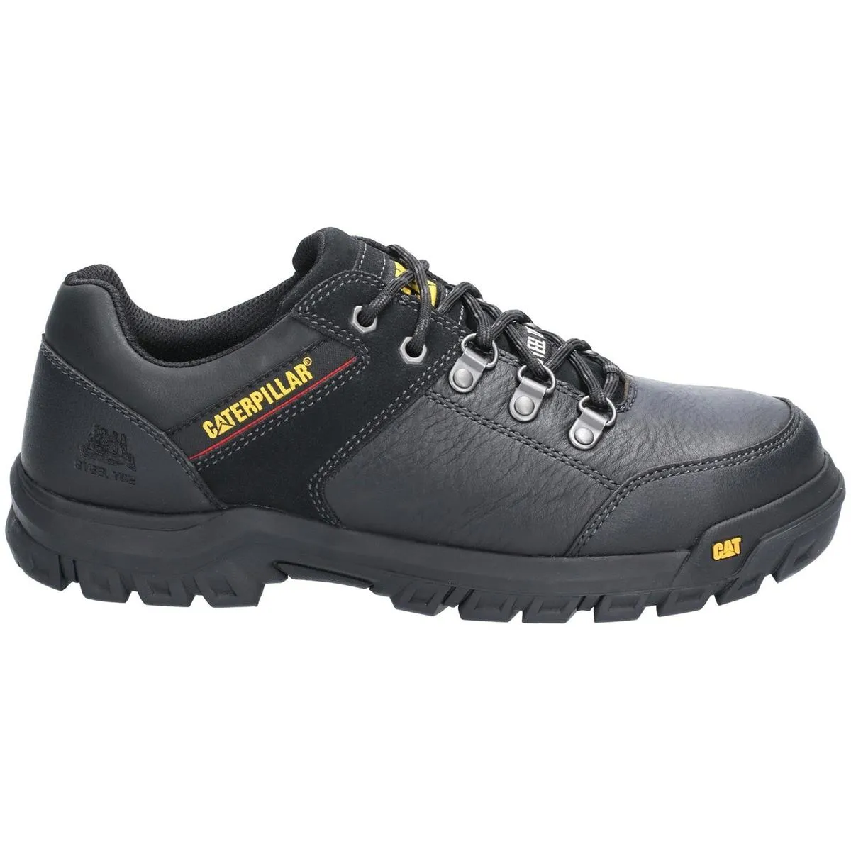 Caterpillar Extension Lace Up Safety Shoe Black