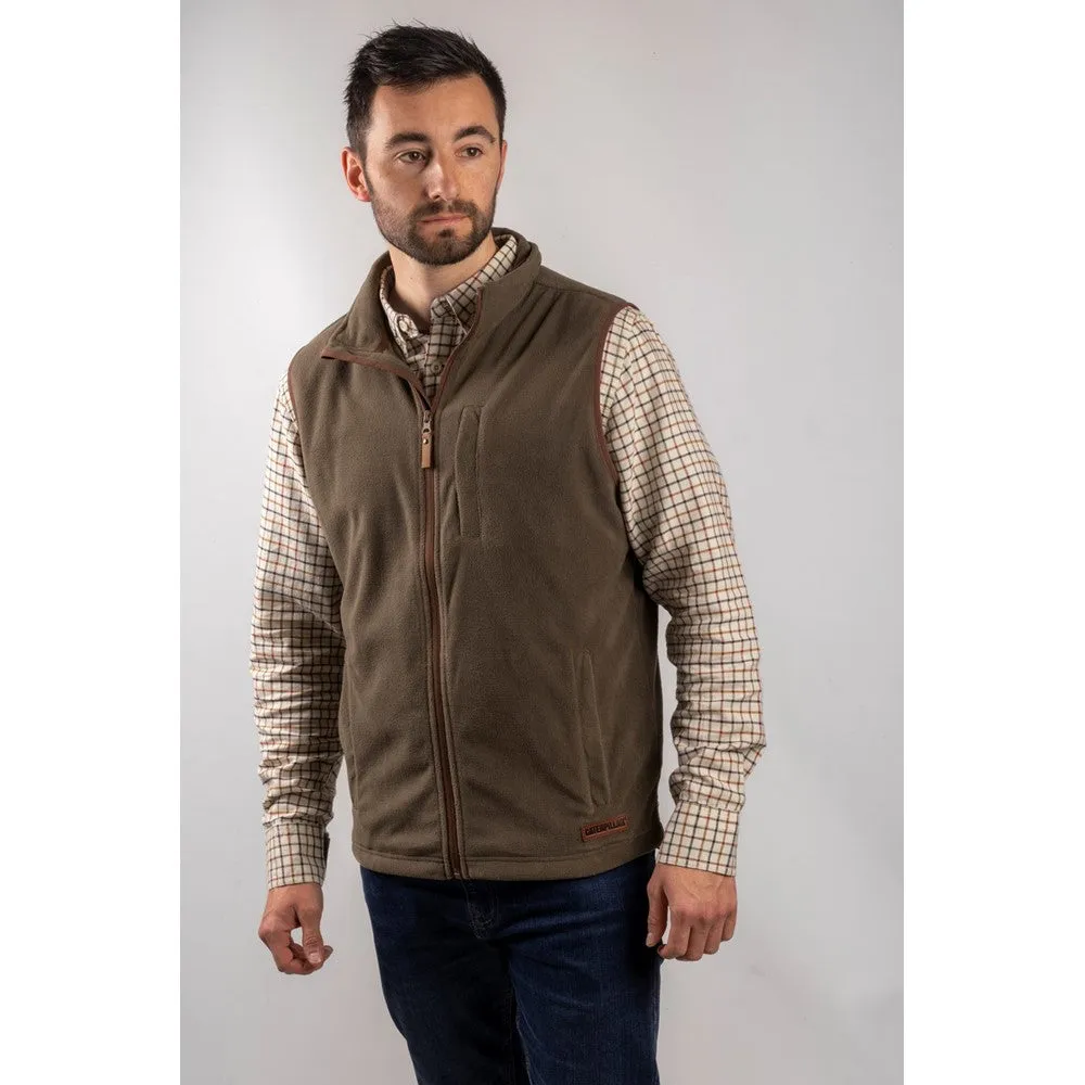 Caterpillar Fleece Vest | Concord Style