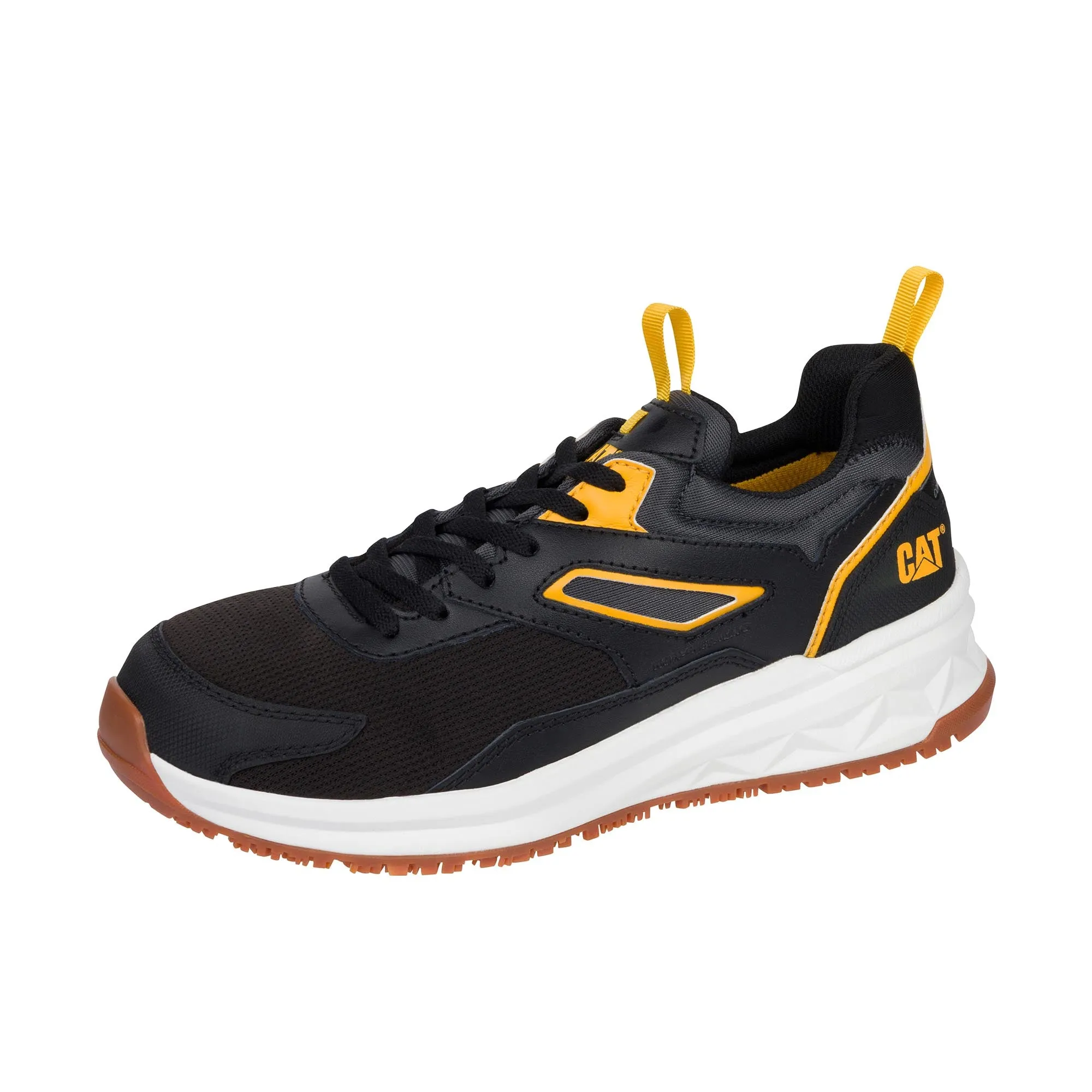 Caterpillar Streamline Composite Toe Black Cat Yellow