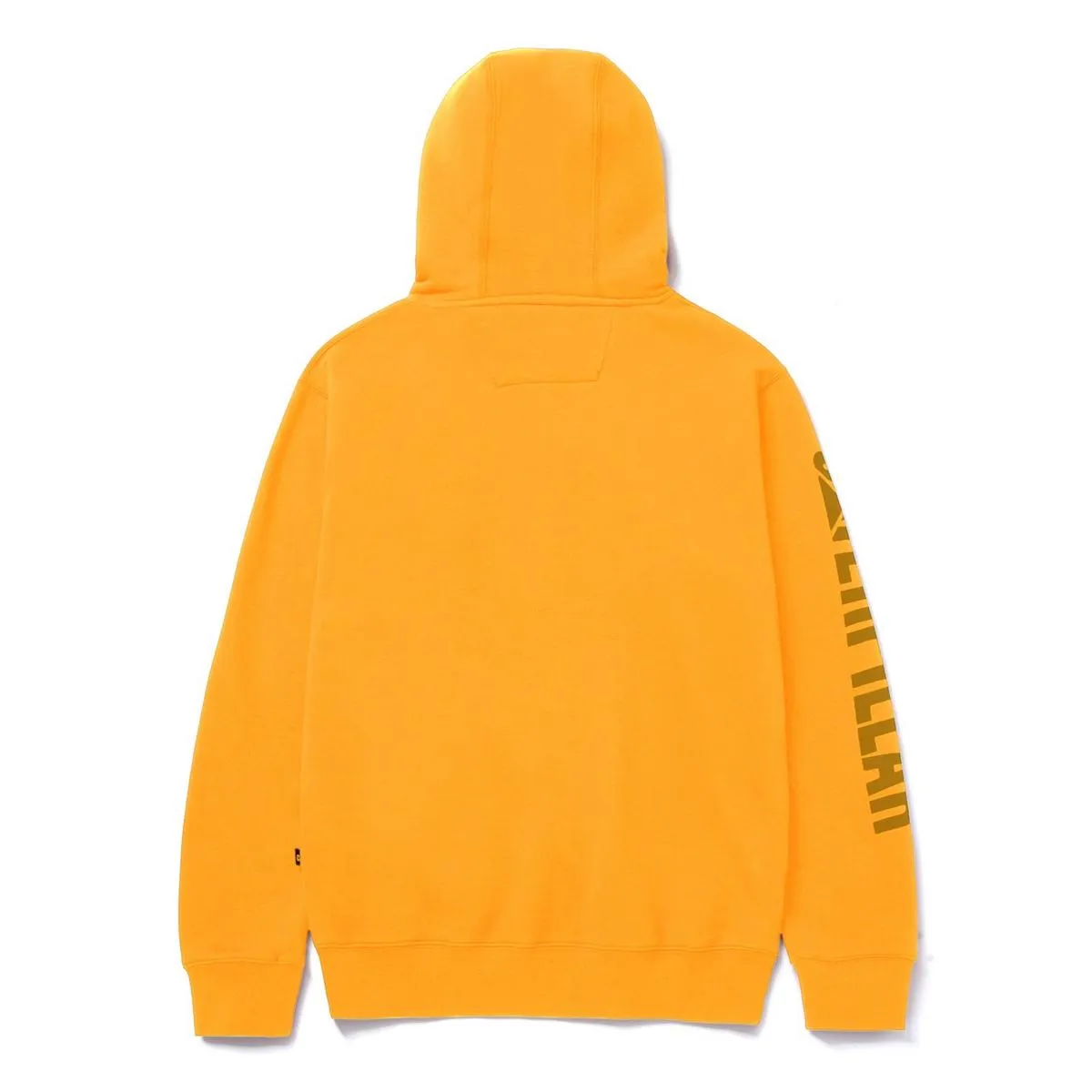 Caterpillar Trademark Banner Hooded Sweatshirt Yellow