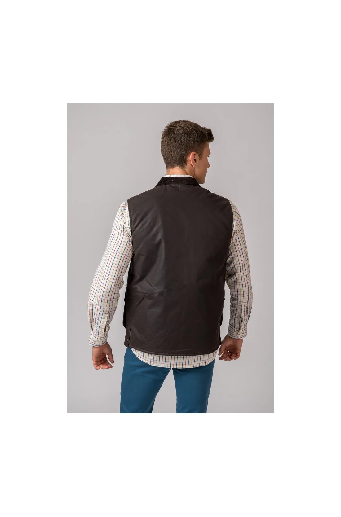 CHALECO ENC. YORK GILET MARRÓN