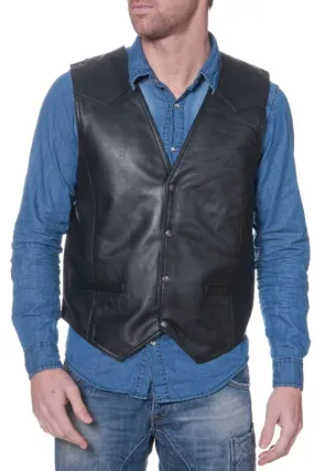 Chaleco Hombre Last Rebels Gilet Man 01 Ag Black