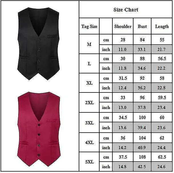 Chaleco Hombre Traje Slim Waistcoat C