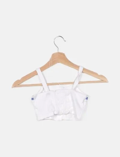 Charanga Crop top blanco