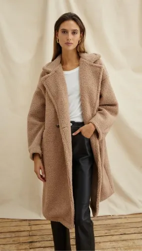 Charli ADRIANA Coat in Camel 