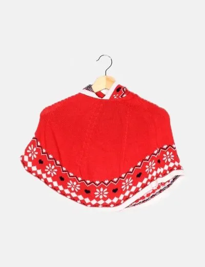 Chicco Poncho rojo punto